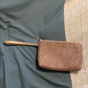 MK pink wristlet